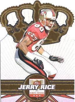 1997 Pacific Crown Collection - Gold Crown Die Cuts #31 Jerry Rice Front