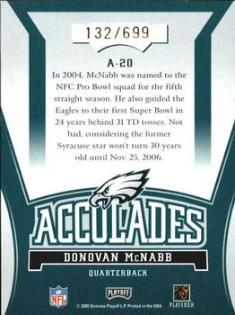 2005 Playoff Honors - Accolades #A-20 Donovan McNabb Back