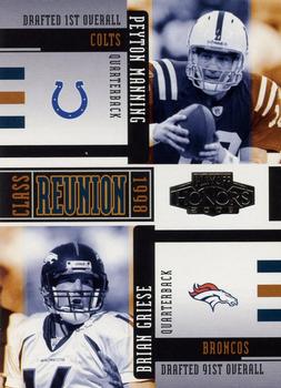 2005 Playoff Honors - Class Reunion #CR-3 Peyton Manning / Brian Griese Front