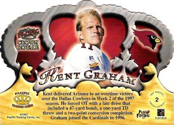 1997 Pacific Crown Royale #2 Kent Graham Back
