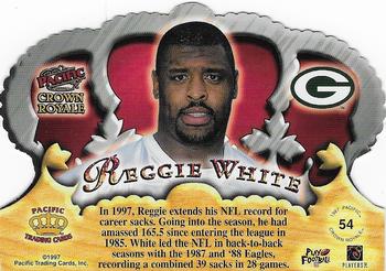 1997 Pacific Crown Royale #54 Reggie White Back