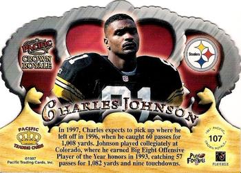 1997 Pacific Crown Royale #107 Charles Johnson Back
