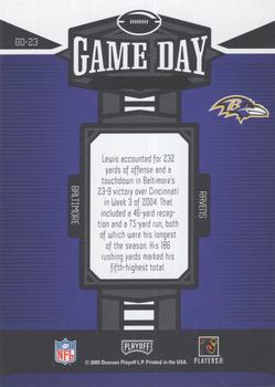 2005 Playoff Honors - Game Day #GD-23 Jamal Lewis Back