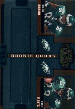 2005 Playoff Honors - Rookie Quad Foil #RQ-6 Reggie Brown / Ryan Moats / Mark Bradley / Kyle Orton Front