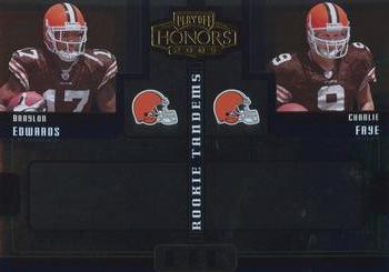 2005 Playoff Honors - Rookie Tandem Foil #RT-3 Braylon Edwards / Charlie Frye Front
