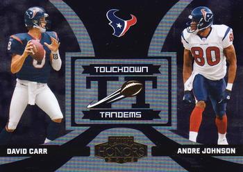 2005 Playoff Honors - Touchdown Tandems Foil #TT-9 David Carr / Andre Johnson Front