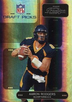2005 Playoff Prestige - Draft Picks Holofoil #DP-2 Aaron Rodgers Front