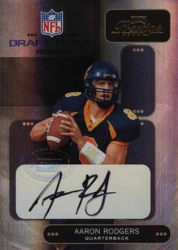 2005 Playoff Prestige - Draft Picks Rights Autographs #DP-2 Aaron Rodgers Front
