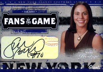 2005 Playoff Prestige - Fans of the Game Autographs #FG-4 Sue Bird Front