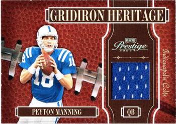 2005 Playoff Prestige - Gridiron Heritage Jerseys #GH-4 Peyton Manning Front