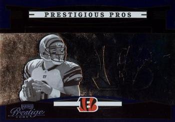 2005 Playoff Prestige - Prestigious Pros Blue #PP-7 Carson Palmer Front