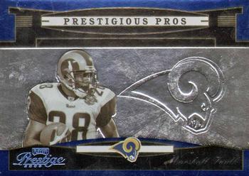 2005 Playoff Prestige - Prestigious Pros Blue #PP-32 Marshall Faulk Front