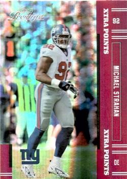 2005 Playoff Prestige - Xtra Points Red #91 Michael Strahan Front