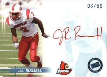 2005 Press Pass - Autographs Blue Red Ink #NNO J.R. Russell Front