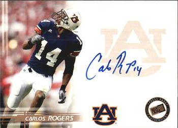 2005 Press Pass - Autographs Bronze #NNO Carlos Rogers Front