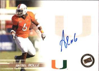 2005 Press Pass - Autographs Bronze #NNO Antrel Rolle Front