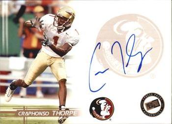 2005 Press Pass - Autographs Bronze #NNO Craphonso Thorpe Front