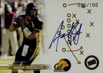 2005 Press Pass - Autographs Gold #NNO Aaron Rodgers Front