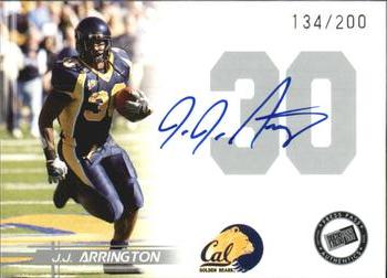 2005 Press Pass - Autographs Silver #NNO J.J. Arrington Front