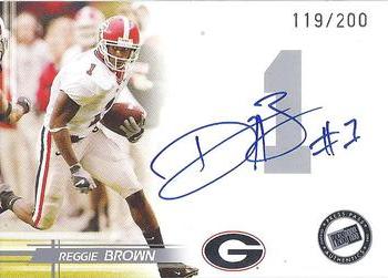2005 Press Pass - Autographs Silver #NNO Reggie Brown Front
