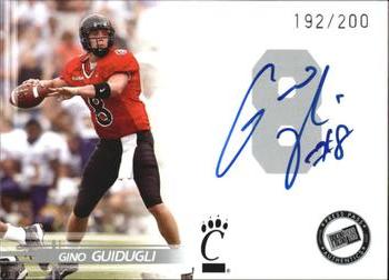 2005 Press Pass - Autographs Silver #NNO Gino Guidugli Front