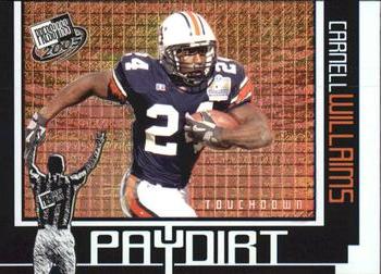 2005 Press Pass - Paydirt #PD 1 Carnell Williams Front