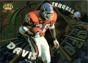 1997 Pacific Dynagon Prism - Player of the Week #8 Terrell Davis Front