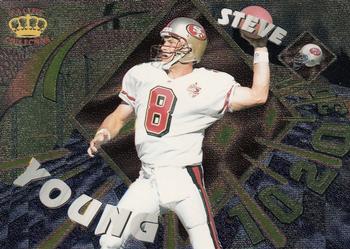 1997 Pacific Dynagon Prism - Player of the Week #14 Steve Young Front