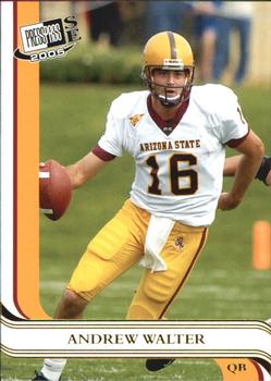 2005 Press Pass SE - Gold #G9 Andrew Walter Front