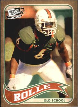 2005 Press Pass SE - Old School #OS 18 Antrel Rolle Front