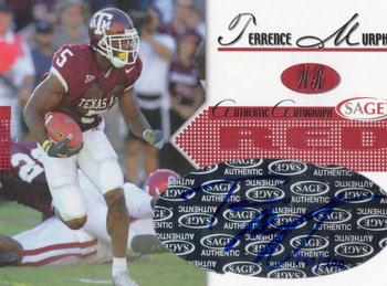 2005 SAGE - Autographs Red #A30 Terrence Murphy Front
