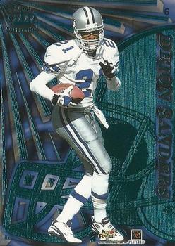 1997 Pacific Dynagon Prism - Tandems #6 Deion Sanders / Ray Zellars Front