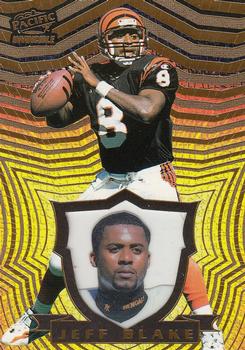 1997 Pacific Invincible #31 Jeff Blake Front