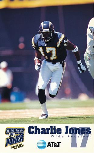 1996 San Diego Chargers #NNO Charlie Jones Front