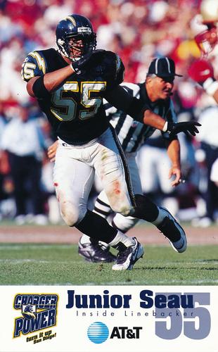 1996 San Diego Chargers #NNO Junior Seau Front