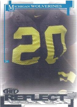 2005 SAGE HIT - Reflect Silver #R51 Michigan RB #20 Front