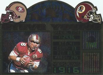1997 Pacific Invincible - Moments in Time #20 Steve Young Front