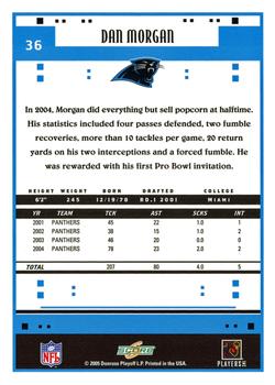 2005 Score - Glossy #36 Dan Morgan Back