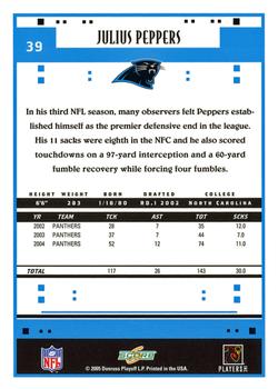 2005 Score - Glossy #39 Julius Peppers Back