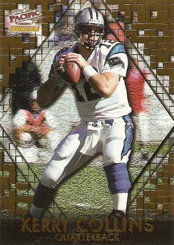 1997 Pacific Invincible - Pop Cards #1 Kerry Collins Front