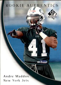 2005 SP Authentic - Rookie Authentics Gold #100 Andre Maddox Front