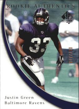 2005 SP Authentic - Rookie Authentics Gold #171 Justin Green Front