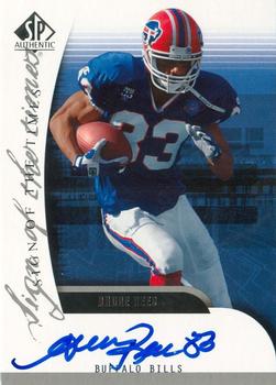 2005 SP Authentic - Sign of the Times #SOT-AD Andre Reed Front