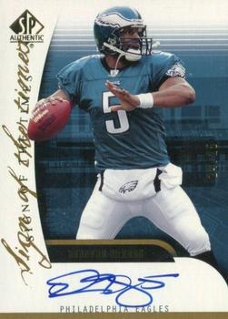 2005 SP Authentic - Sign of the Times Gold #SOT-DM Donovan McNabb Front