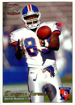 1997 Pacific Philadelphia #90 Dwayne Carswell Front
