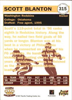 1997 Pacific Philadelphia #315 Scott Blanton Back