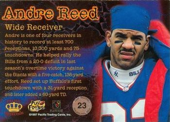 1997 Pacific Philadelphia - Gold #23 Andre Reed Back