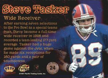 1997 Pacific Philadelphia - Gold #24 Steve Tasker Back