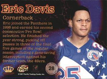 1997 Pacific Philadelphia - Gold #28 Eric Davis Back
