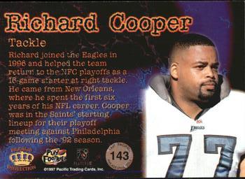 1997 Pacific Philadelphia - Gold #143 Richard Cooper Back